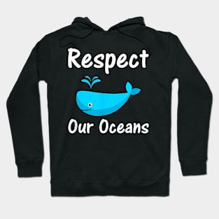 Respect Our Oceans Whale Hoodie